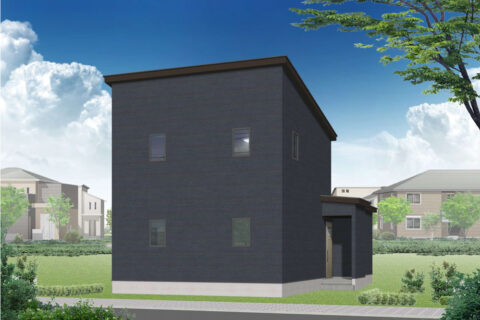 コの字形の2階建てはヤスナグデザインホームにお任せ